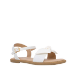 Sandalias flats Tammy para niña color blanco