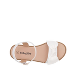 Sandalias flats Tammy para niña color blanco