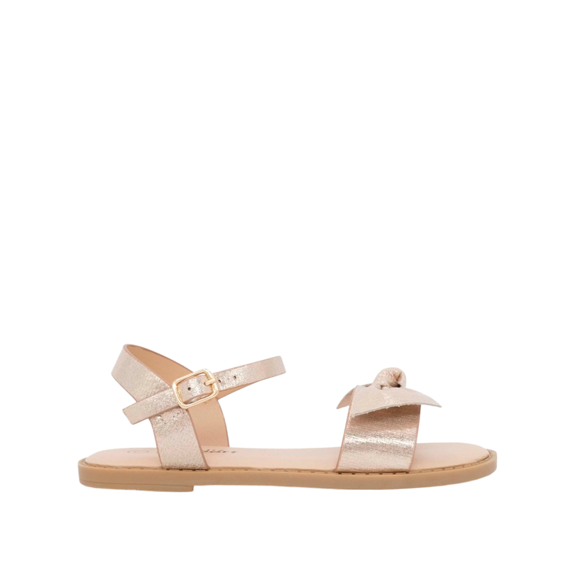 Sandalias flats Tammy para niña color taupe