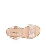 Sandalias flats Tammy para niña color taupe