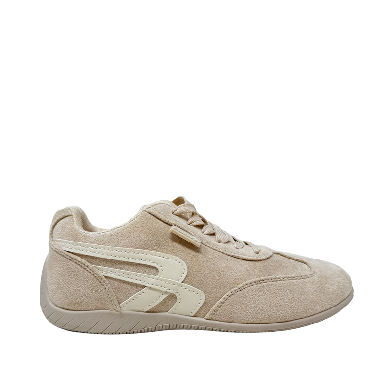Tennis Cattie para mujer color beige
