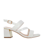 Sandalias de tacón Mariana para mujer color blanco