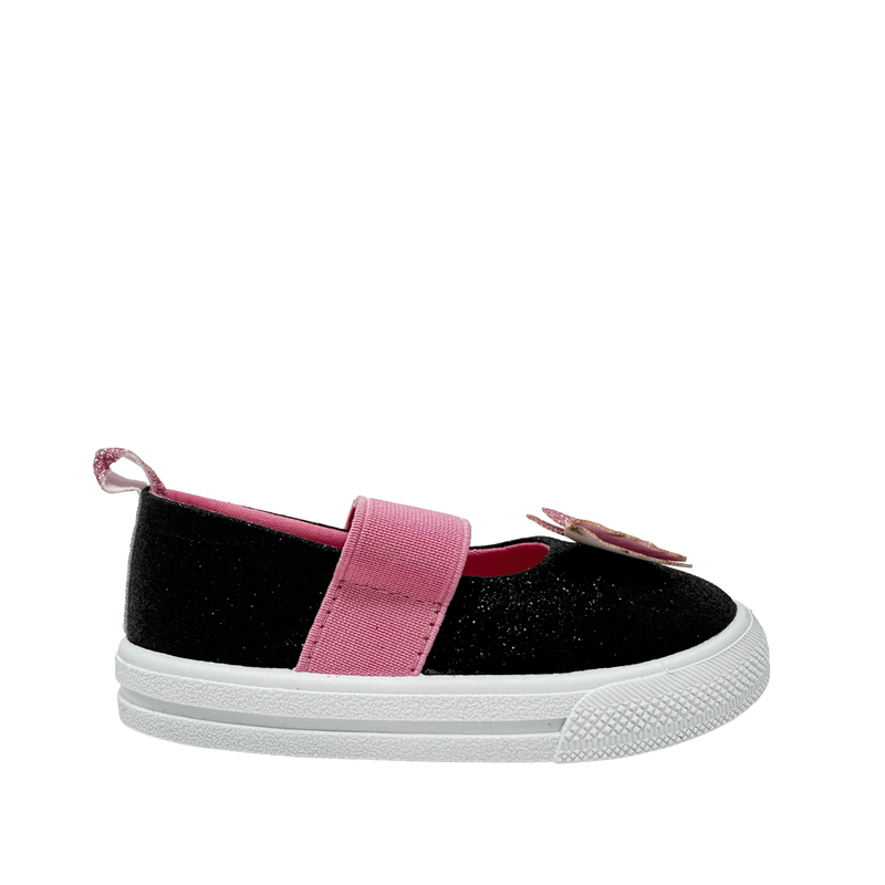 Canvas Gaby para infante color negro