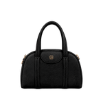 Cartera satchel Lari para mujer color negro