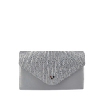 Cartera crossbody Olive para mujer color plateado