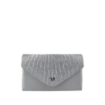 Cartera crossbody Olive para mujer color plateado