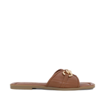 Sandalias flats Monica para mujer color tan