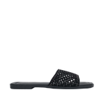 Sandalias flats Alma para mujer color negro