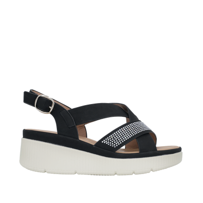 Sandalias Pauli para mujer color negro