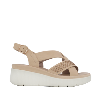 Sandalias Pauli para mujer color beige
