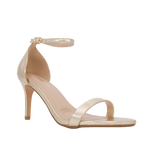 Sandalias de tacón Carola para mujer color dorado