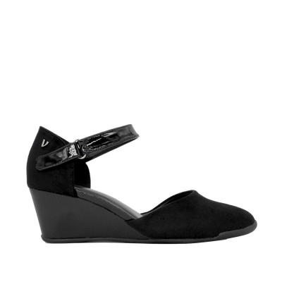 Cuñas Amelia para mujer color negro