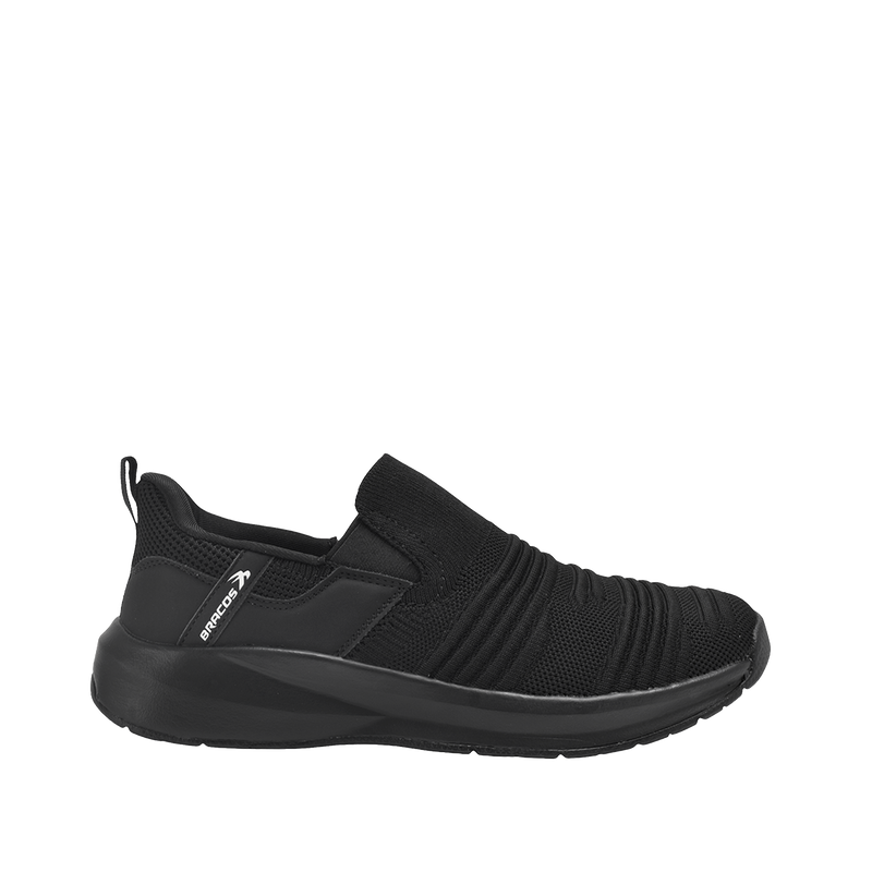 Tennis slip on Nora para mujer color negro