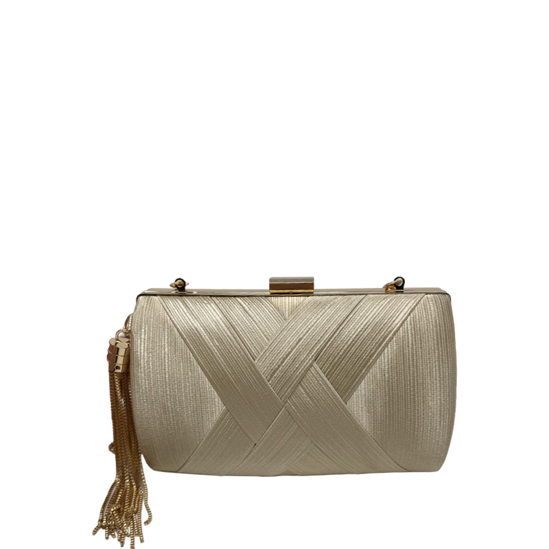 Cartera crossbody Laia para mujer color oro