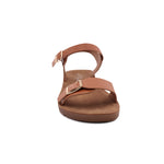 Sandalias flat Sulenmir camel para Mujer