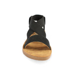 Sandalias flat Annamir negro para Mujer